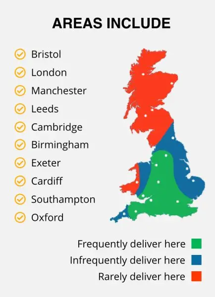 Areas Include small