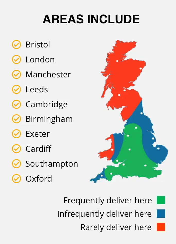 Areas Include small